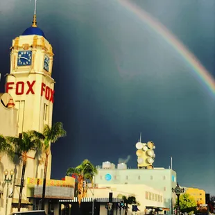 Rain rainbow fox theater