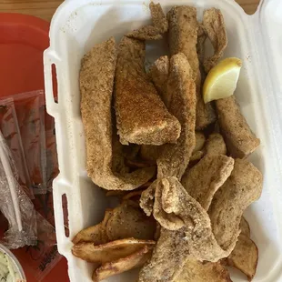 Fried Grouper Plate