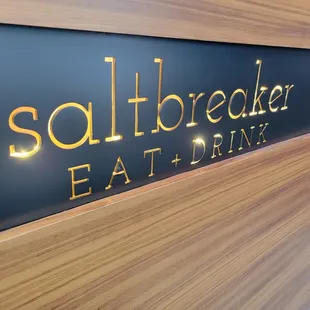 Upon entering, you are greeted by this welcoming sign.