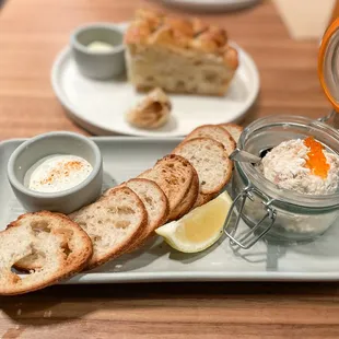 Smoked trout rillettes