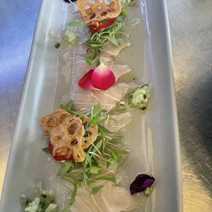 Hamachi Crudo