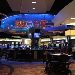 the interior of the casino