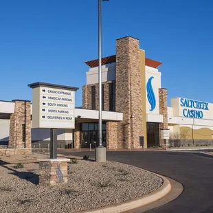 the entrance to saltcreek casino
