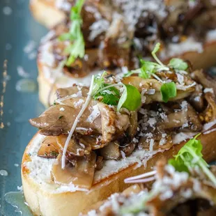 a close up of a plate of food