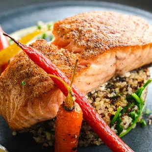 grilled fish, seafood, food, fish, grilled seafood