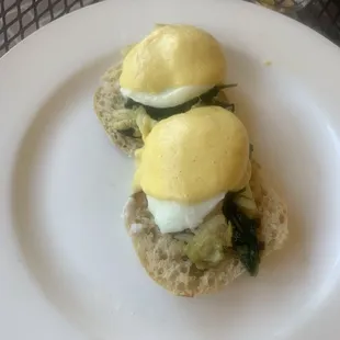 Lump crab Benedict