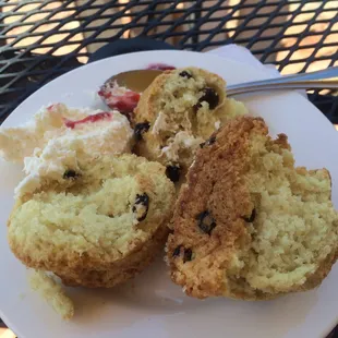 Scones during tea time