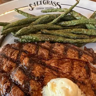 steak and green beans