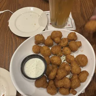 Fried mushrooms