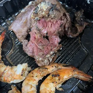 Steak and shrimp