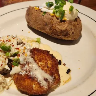 Steak and Cake (next time will order lump crab meat lemon butter ots) delish!