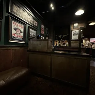 a man standing at the counter