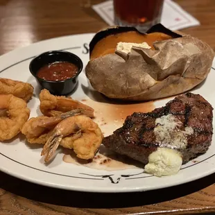 Steak and Shrimp*