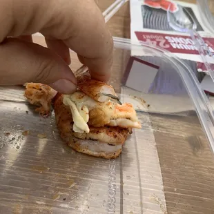Shrimp with poop