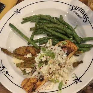 Salmon Oscar Plate