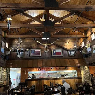 the interior of the restaurant