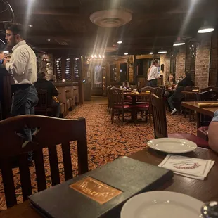 the dining area