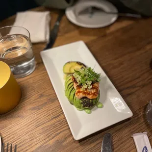 torched salmon belly