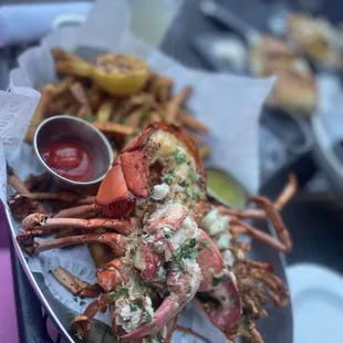 Lobster and frites