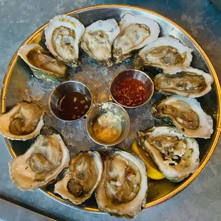 Holy Crap, $0.75 Happy Hour Oysters.