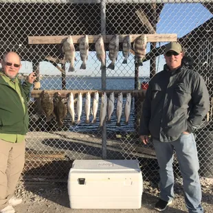 Some nice trout, black drum, and flounder for Chris and his dad!