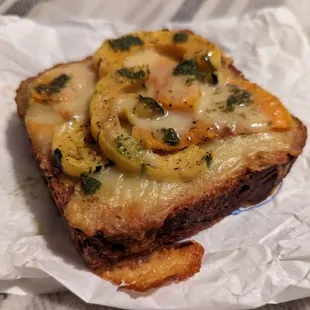 Savoury French toast - squash