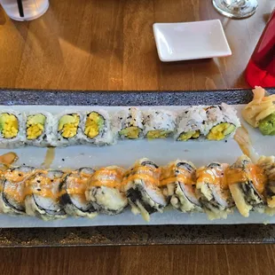 Holy Crab Roll &amp; Mango Avocado Roll