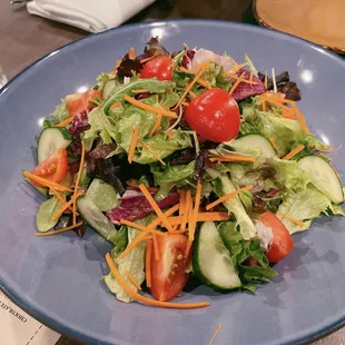 a plate of salad