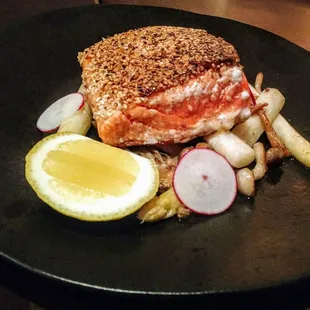 Seed Crusted Salmon