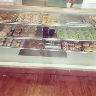 a variety of baked goods