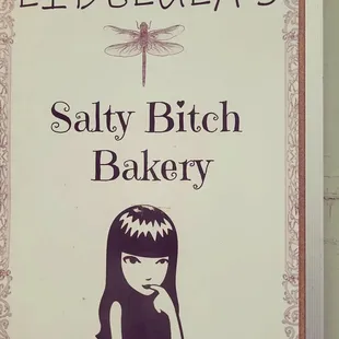 a sign for a bakery