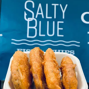 Potato Cakes Salty Blue