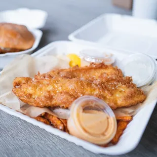 Barramundi &amp; Chips. IG: desireanavarro