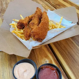 Fish and chips basket