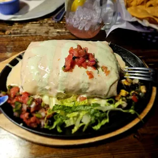 Yardbird burrito