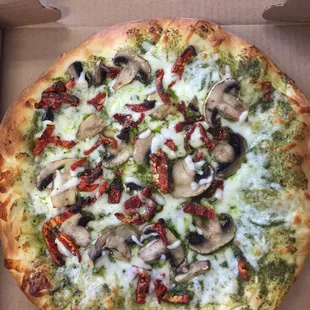 a pizza in a box