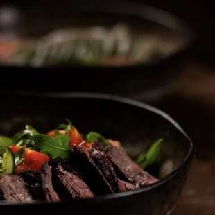 Skirt steak salad