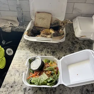 salads, food