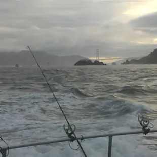 Leaving the Gate. Sun just beginning to rise. Thirty-six miles to go.