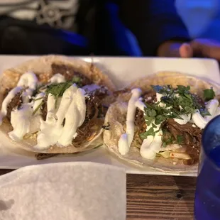 Beef tacos