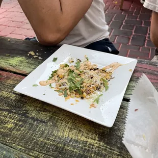 The corn appetizer