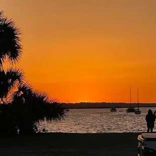 Sunset view from Salty Pelican