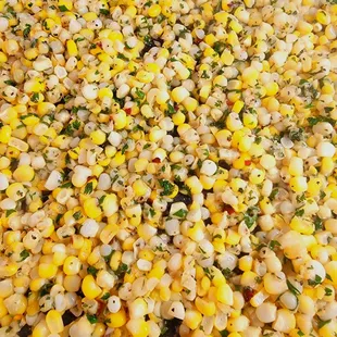 Kicked up fresh corn