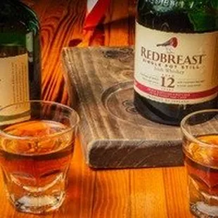 Red breast Irish whiskey