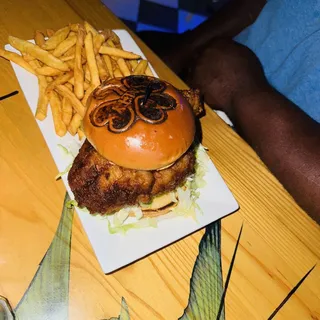 Blackened grouper sand