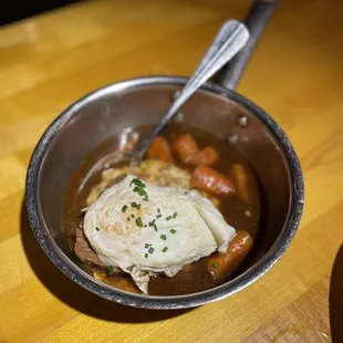 Slow cooked beef shoulder