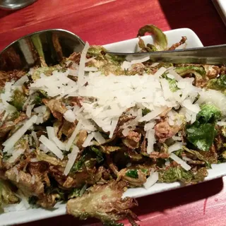 Crispy Brussels Sprout Leaves