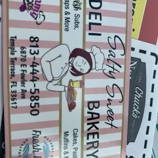 Salty &amp; Sweet located on the back of the store.