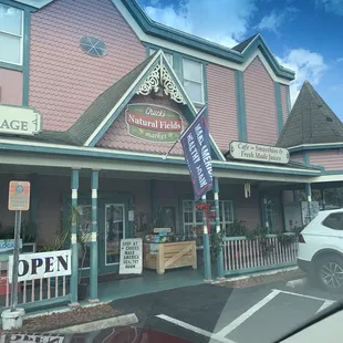 This what to look for; Chuck's Natural Fields Health Food Store.