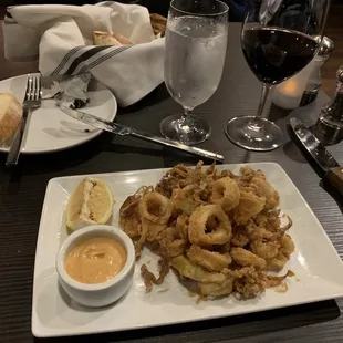 Fried calamari on new menu is unbelievable.